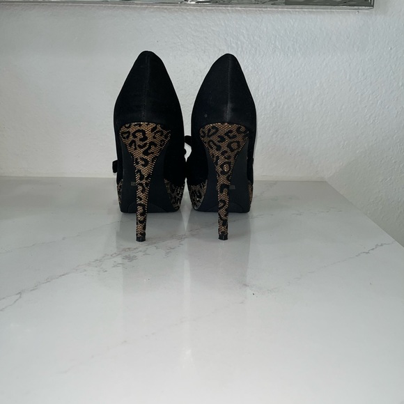 Platform stiletto leopard pumps size 7.5 - Picture 3 of 9